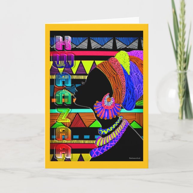 Tarjeta Kwanzaa (Anverso)