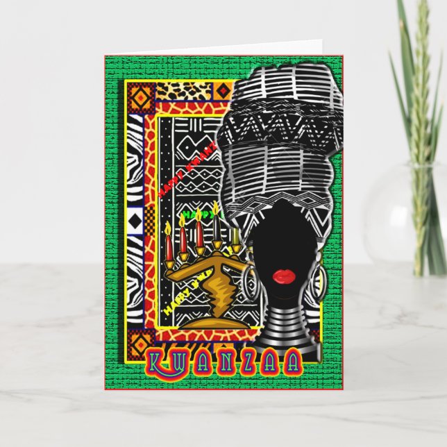 Tarjeta Kwanzaa (Anverso)