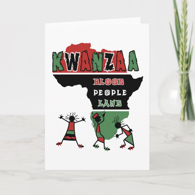 Tarjeta Kwanzaa (Anverso)