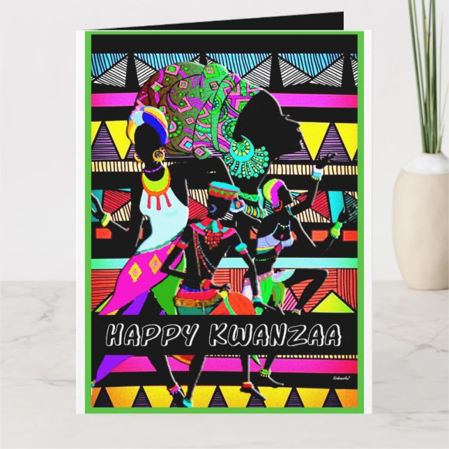Tarjeta Kwanzaa (Anverso)