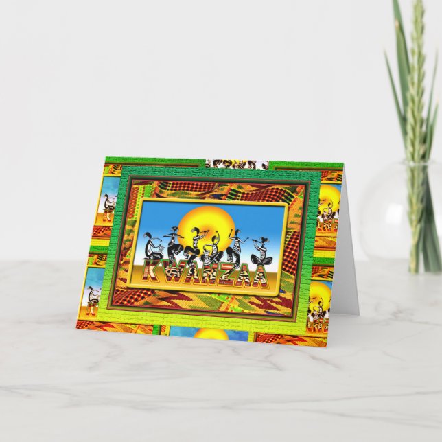 Tarjeta Kwanzaa (Anverso)