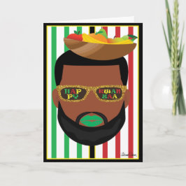 Tarjeta Kwanzaa Beard, feriado LGBTQ