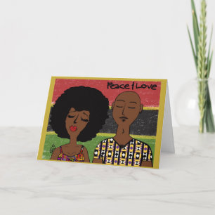 Tarjeta Kwanzaa moderna