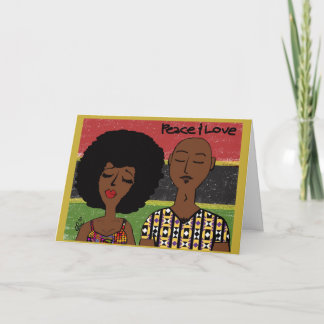 Tarjeta Kwanzaa moderna