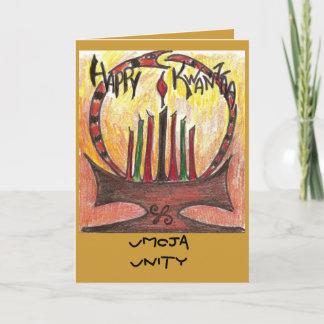 tarjeta kwanzaa, unidad Umoja