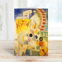 Tarjeta L’Équipe de Cardiff | Robert Delaunay