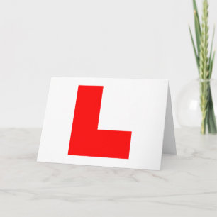 Tarjeta L-Plate Learner Driver / Bachelorette Hen Night