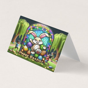 Tarjeta La abstracta idea de los conejitos de Pascua