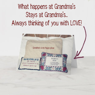 Tarjeta La abuela es mi lugar feliz