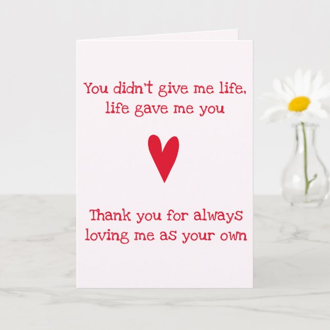 Tarjeta La abuela 'Gracias' | Día de las madres de corazón (Planta pequeña)