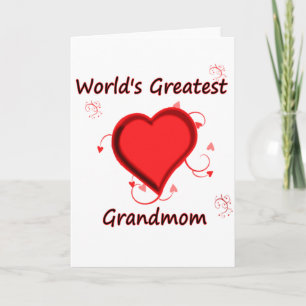 Tarjeta La abuela más grande del mundo
