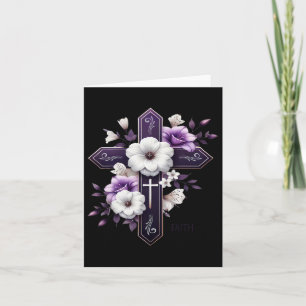 Tarjeta La Abuela Pascua Cruza Dios Fe Religiosa Oído Clo