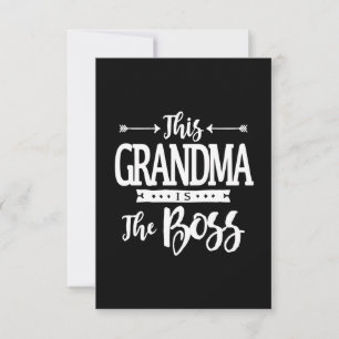 Tarjeta La abuelita divertida es el Día de la Madre del Je