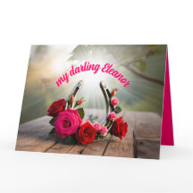 La afortunada herradura personalizada y los Rosas 