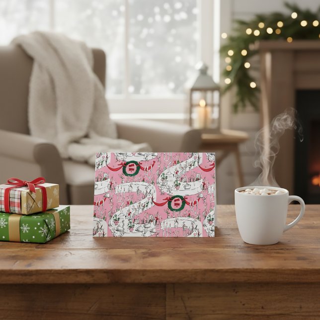 Tarjeta La alegre fiesta de Navidad de los Quiénes (Subido por el creador)