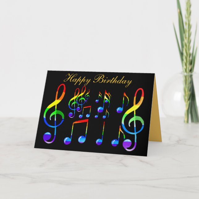 Tarjeta La Alegría De La Música Vive_ (Anverso)
