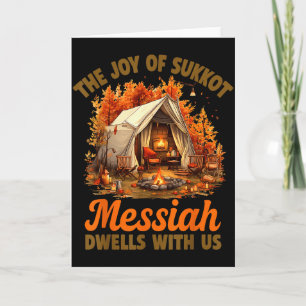 Tarjeta La Alegría De Sukkot El Mesías Habita Con Nosotros