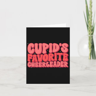 Tarjeta La animadora favorita de Cupido Día de San Valentí