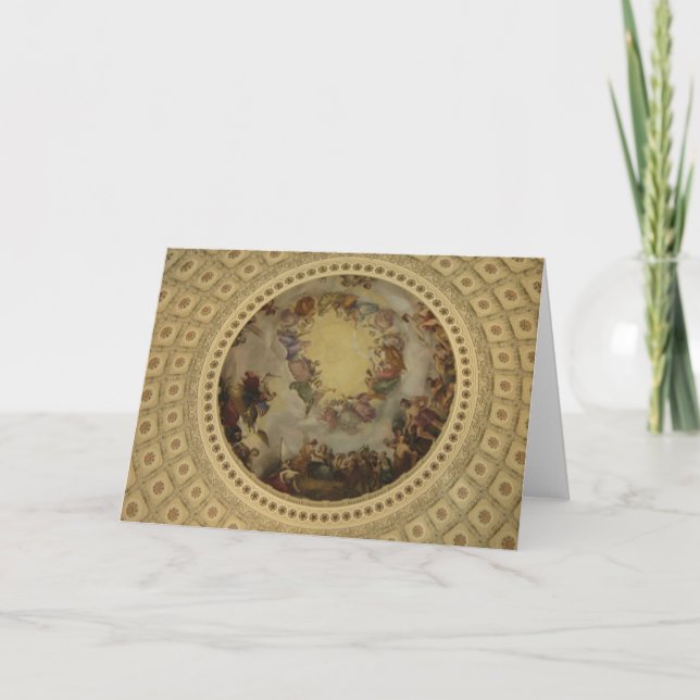 Tarjeta La apoteosis de Washington - capitolio de la (Anverso)