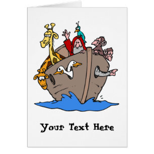 Tarjeta - la arca de Noah