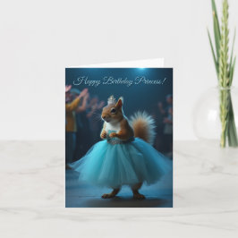Tarjeta La ardilla de la princesa
