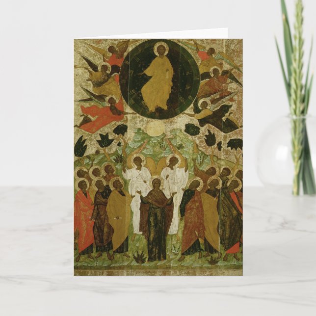 Tarjeta La ascensión de nuestro señor (Anverso)