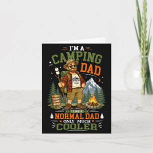 Tarjeta La aventura del padre de camping es terapia campis