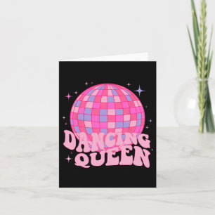 Tarjeta La bailarina Queen Dance Mom Dancing 70 Disco de l
