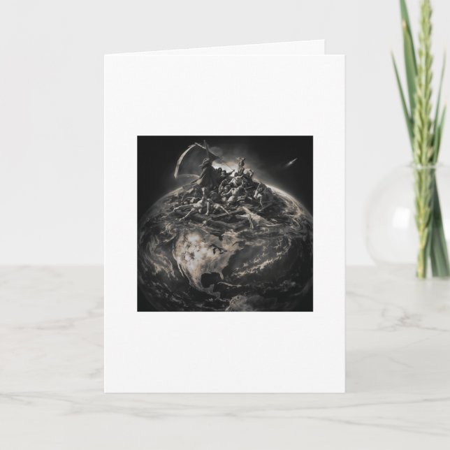 TARJETA LA BALSA (DESPUÉS DE GERICOAULD)  (Anverso)