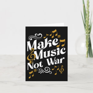 Tarjeta La Banda De Jazz Guitarra Y Drummer Hacen Música N