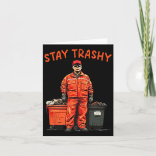 Tarjeta La basura de Guay Donald Trump se queda en ridícul