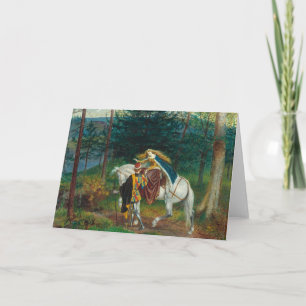 Tarjeta La Belle Dame Sans MGracias   Walter Crane