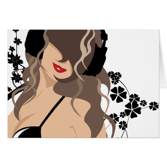 Tarjeta la belleza de la música