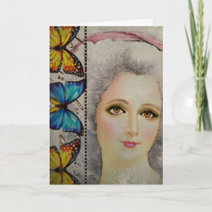 Tarjeta La belleza y las mariposas