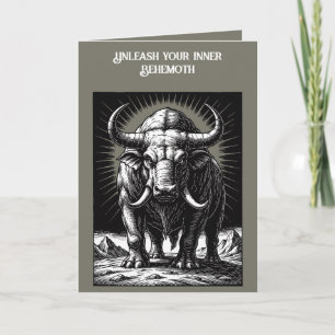 Tarjeta La Bestia Primordial Behemoth