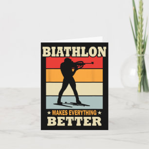 Tarjeta La biatlón mejora todo - Biatlón
