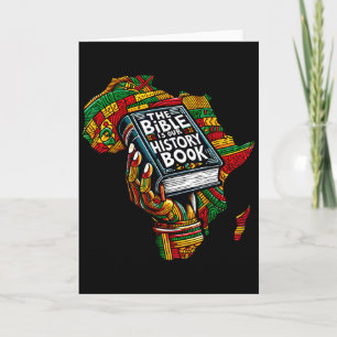 Tarjeta La Biblia Es Nuestro Libro De Historia Raíces Fe A