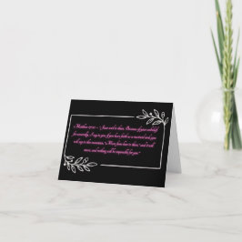 Tarjeta La Biblia Religous Verse Faith
