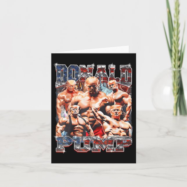 Tarjeta La bomba hace que Estados Unidos vuelva a ser fuer (Anverso)