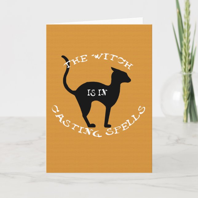 Tarjeta La Bruja está adentro (Anverso)