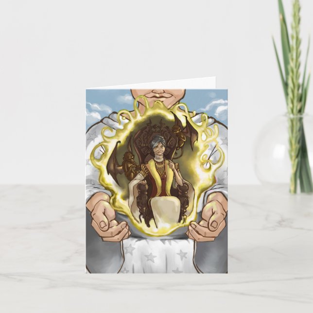 Tarjeta La bruja traviesa del oeste (Anverso)