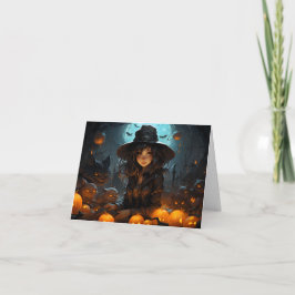 Tarjeta La Brujería Halloween