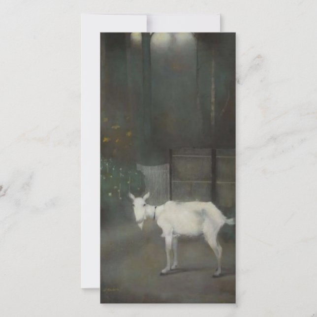 Tarjeta La cabra vieja (por Jan Mankes) (Anverso)