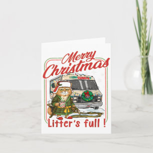 Tarjeta La caja de arena está llena Feliz Navidad Amantes