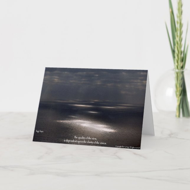 Tarjeta La calidad de las vistas (Anverso)