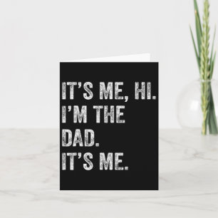 Tarjeta La camiseta del día del padre es divertida, soy yo