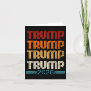 Tarjeta La campaña electoral de Trump en 2028