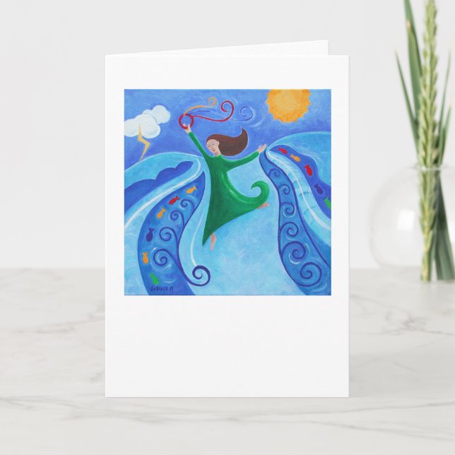 Tarjeta La canción de Miriam (Anverso)