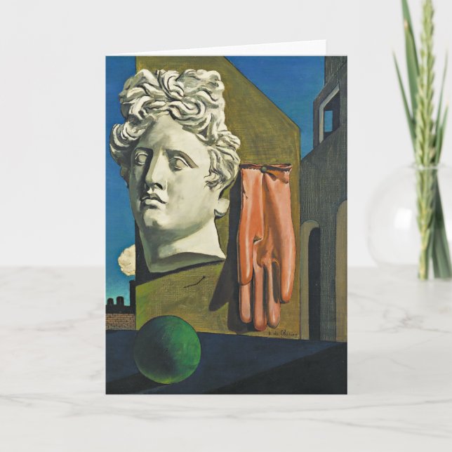Tarjeta La canción del amor | Giorgio de Chirico | (Anverso)