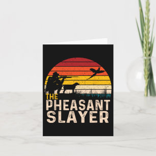 Tarjeta La Capa de Pheasant - Caza de Pheasant